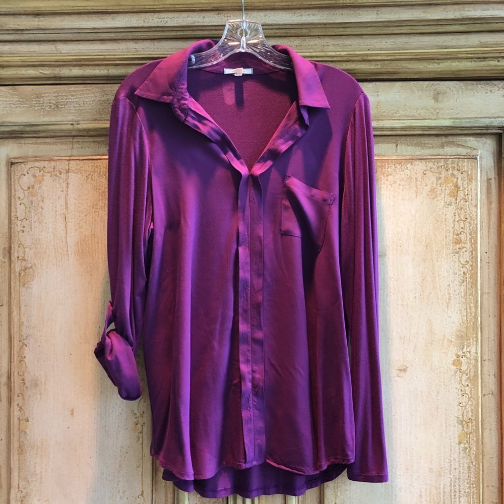 Purple Pleone blouse